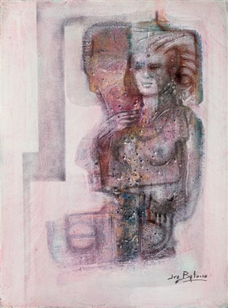 ALBERTO LONGONI (1921-1991) - Senza Titolo, 1966