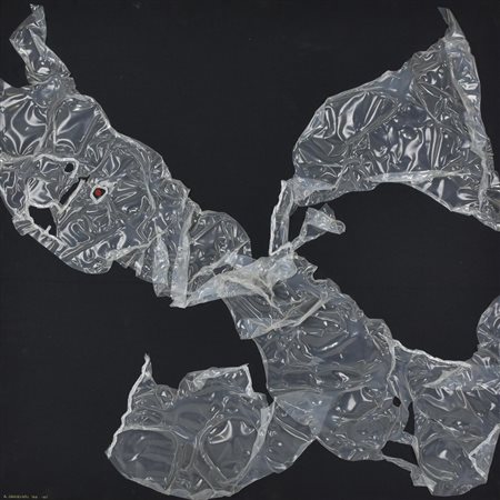 Angelo Canevari DALLE PARTI DI MONTEVIDON CORRADO plastica su tela applicata...