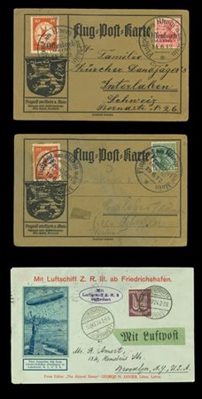 AIRMAIL: ZEPPELIN 1912/1939
Collection of 90 covers and postcards travelled wit