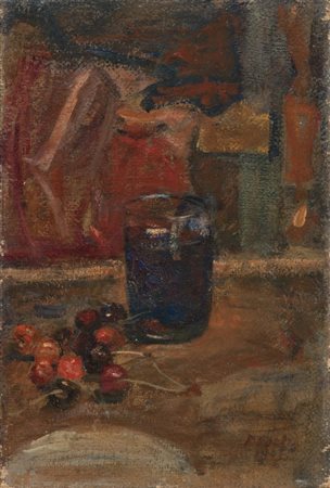 Primo Conti Firenze 1900 - Fiesole (Fi) 1988 Natura morta, (1944) Olio su...