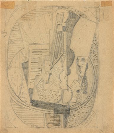 Gino Severini Cortona (Ar) 1883 - Parigi 1966 Studio per «Abstraction», 1918...