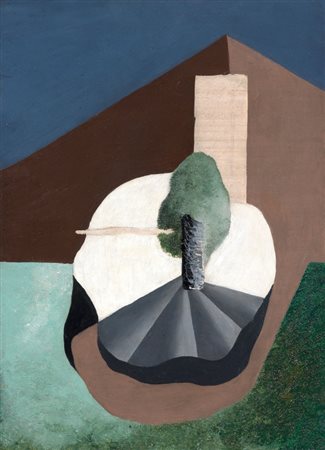 Fillia (Luigi Colombo) Revello (Cn) 1904 - Torino 1936 Paesaggio, 1931 Olio...