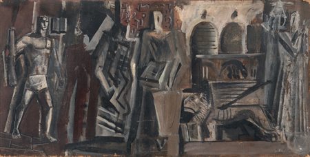 Mario Sironi Sassari 1885 - Milano 1961 Venezia. L'Italia e gli studi,...