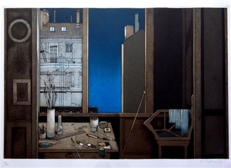 KARL PLATTNER, Nello studio, 1979