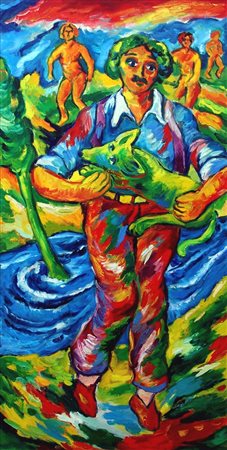 MIMMO GERMANÀ, Giochi con Mirò, 1987