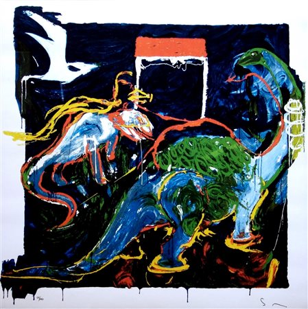 MARIO SCHIFANO, Reperti, 1996
