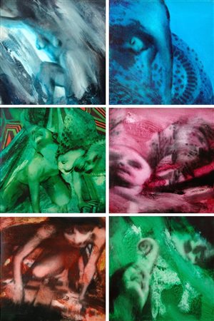 PAOLO CONSORTI, senza titolo (lotto unico con sei opere), c. 2000