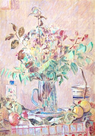 MORENO ZOPPI, Natura morta con frutta, 1988