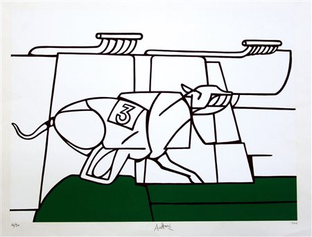 VALERIO ADAMI, senza titolo, 1970