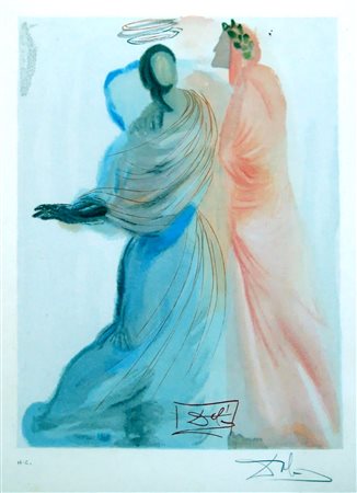 SALVADOR DALÌ, Il conforto di Beatrice