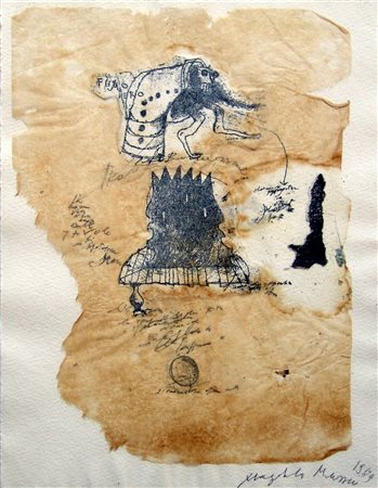 MAGDALO MUSSIO, Fumo nero, 1989