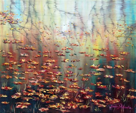 JANNA POLIENKO, Giardino d'autunno, 2016