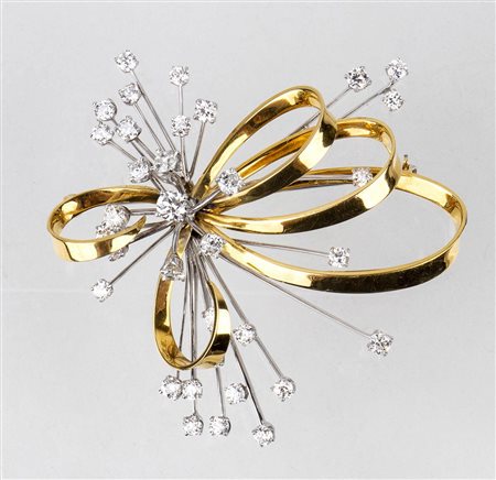 Mouboussen, spilla in oro giallo