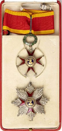 Città del Vaticano, Ordine di San Gregorio, insegna di grand’ufficiale in astuccio.