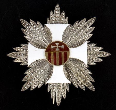 Italia, Regno, Ordine ospitaliero di Nostra signora della Mercede, placca di Gran Croce