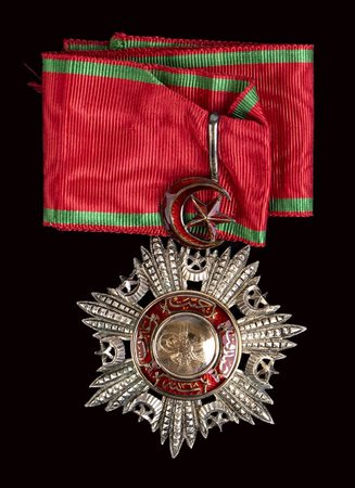 Turchia, Ordine di Medidje, insegna di ommendatore in astuccio