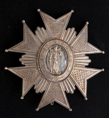 Wurzburg, Granducato di Toscana, Ordine di san Giuseppe, placca di cavaliere di Gran Croce