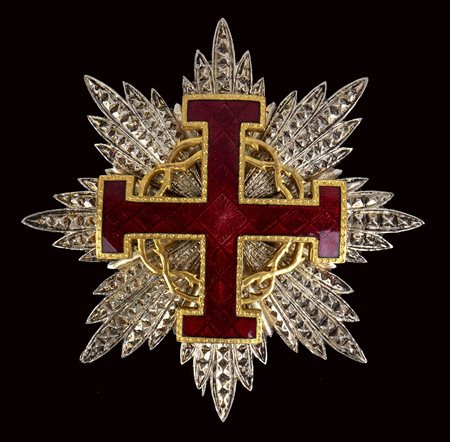Ordine al merito del santo sepolcro, placca di Gran Croce