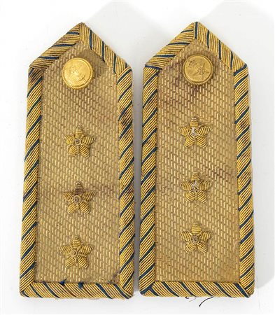 Italia, Regno. Controspalline per alta uniforme coloniale da colonnello  