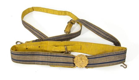 Italia, Regno. Cinte in broccato da ufficiale della PAI 