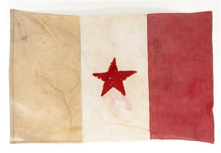 Italia, fine 2GM Bandiera di brigata partigiana 