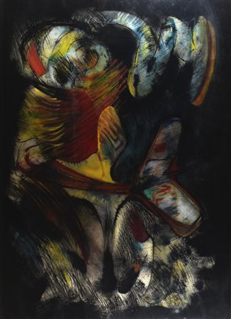 Piero di Malta SENZA TITOLO tecnica mista su cartoncino, cm 70x100