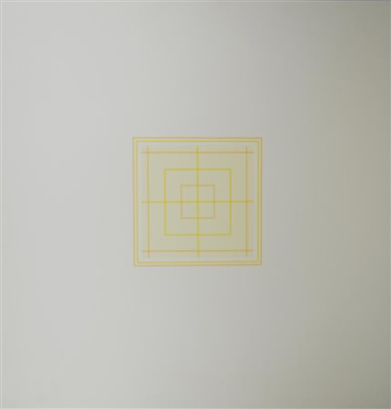 Calderara Antonio COMPOSIZIONE litografia, cm 49,5x48; es. 75/99 sigla, data...