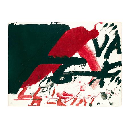 Antoni Tàpies | “SIGNES NEGRES” DALLA SERIE “NEGRE I ROIG”, 1976