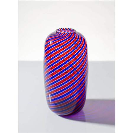Paolo Venini |Venini, vaso canne ritorte