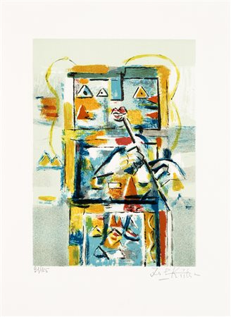 IBRAHIM KODRA (1918-2006) - Senza Titolo