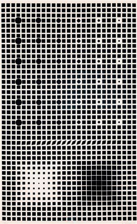 VICTOR VASARELY (1906-1997) - Senza Titolo (Supernovae), 1959