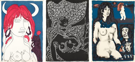 TONO ZANCANARO (1906-1985) - Lotto unico composto da 3 litografie