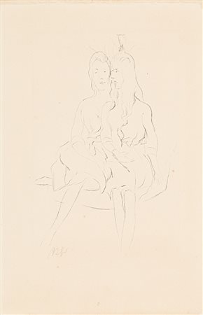RUDOLF GROSSMANN (1882-1941) - Due ragazze