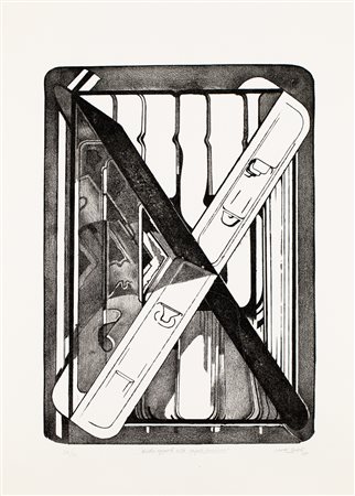 PAOLO GIOLI (1942) - Driedi opposti allo spigolo luminoso