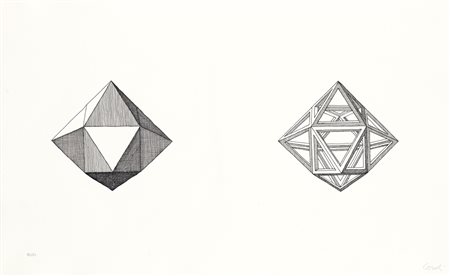 MARIO CEROLI (1938) - Le idee direttrici - La divina proporzione, 1972