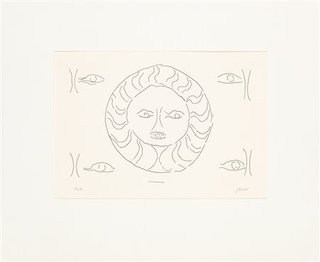 AUTORI VARI (GUIDI, ROGNONI) - Lotto unico di 2 opere grafiche