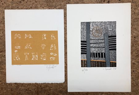 AUTORI VARI (SPACAL, DANGELO) - Lotto unico di 2 opere grafiche