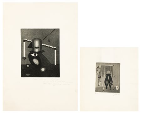 ZIVKO DJAK (1942-2011) - Lotto unico di 2 incisioni