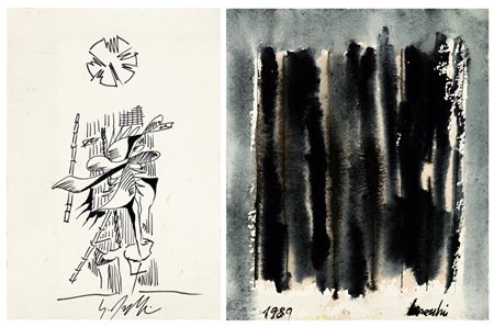 AUTORI VARI (DANGELO, LAROCCHI) - Lotto unico di 2 opere