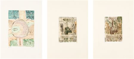 FRANCA GHITTI (1932-2012) - Lotto unico di 3 opere grafiche: