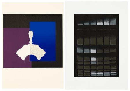 AUTORI VARI (PIANEZZOLA, DE ROMANS) - Lotto unico di 2 opere grafiche