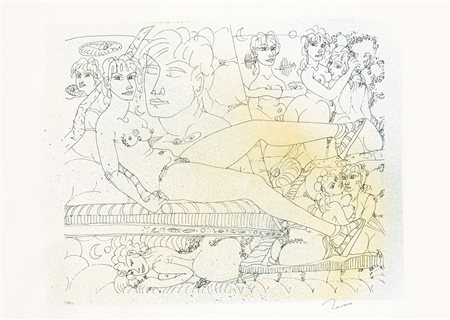 TONO ZANCANARO (1906-1985) - Senza Titolo