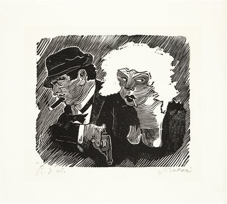 MINO MACCARI (1898-1989) - Senza Titolo