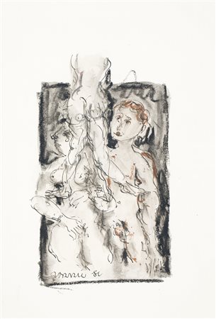 HEINRICH ZOBRIST (1909-2004) - Senza Titolo, 1981