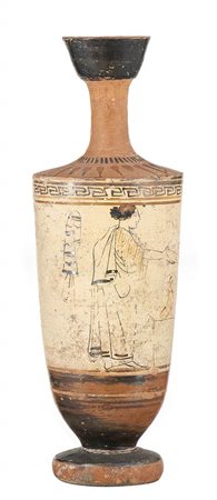 ATTIC WHITE-GROUND LEKYTHOS
In the manner of the Sabouroff Painter, ca. 470 - 440 BC
