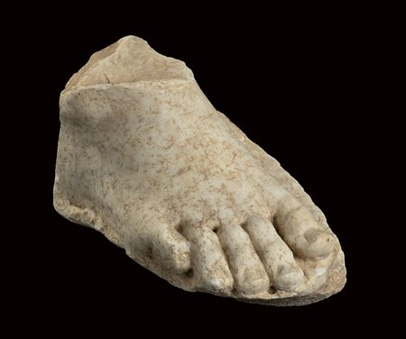 ROMAN MARBLE FOOT
1st century BC - 1st century AD
