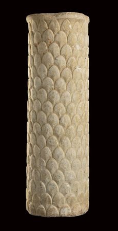 ROMAN MARBLE COLUMN WITH LEAVES
1st - 2nd century AD
