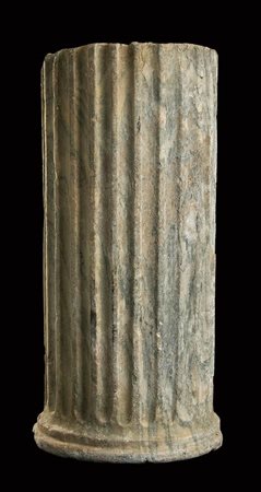 ROMAN FLUTED COLUMN IN CIPOLLINO MARBLE
1st - 2nd century AD
