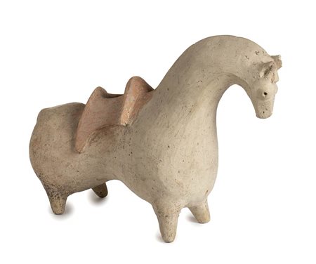 EARLY PARTHIAN TERRACOTTA HORSE
North Iran, beginning of 3rd century BC
