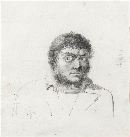 Artista della prima metà del secolo XIX

Ritratto virile
Matita e gessetto nero